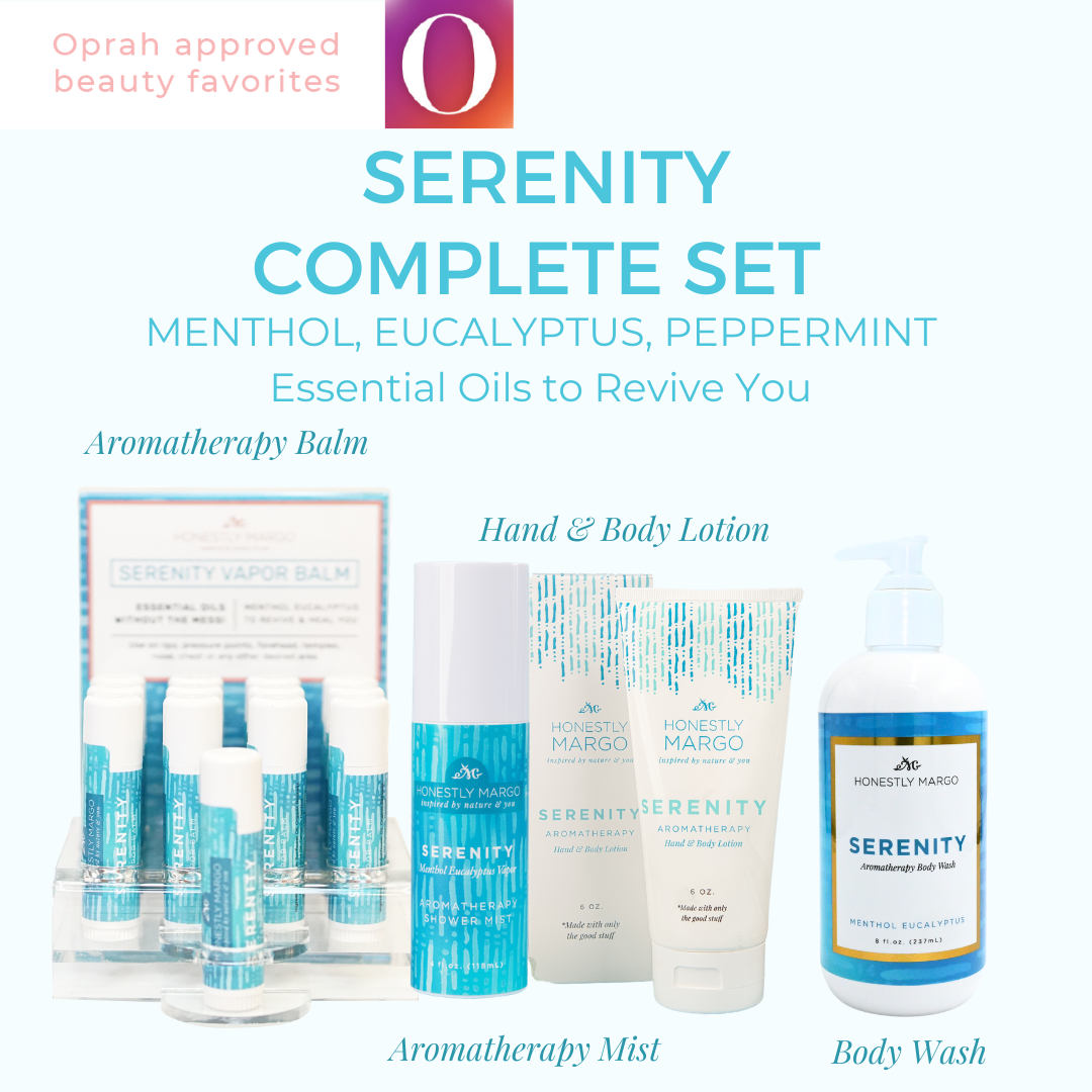Menthol Eucalyptus Serenity Aromatherapy Complete Set