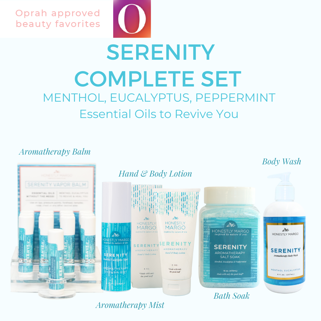 Menthol Eucalyptus Serenity Aromatherapy Complete Set